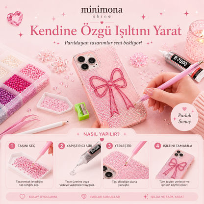Minimona Shine - 10'Lu Bedazzling Kit